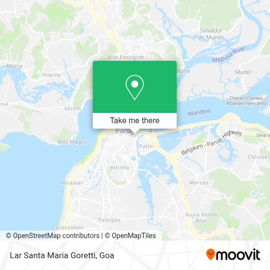 Lar Santa Maria Goretti map