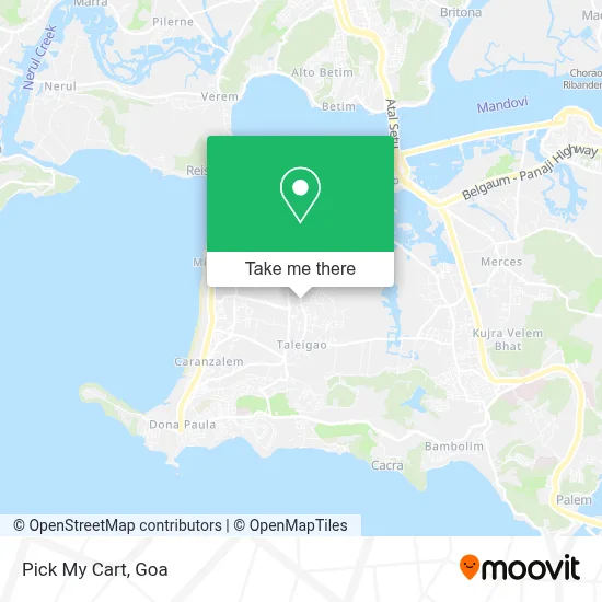Pick My Cart map