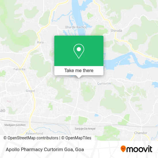 Apollo Pharmacy Curtorim Goa map