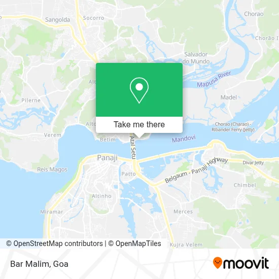 Bar Malim map