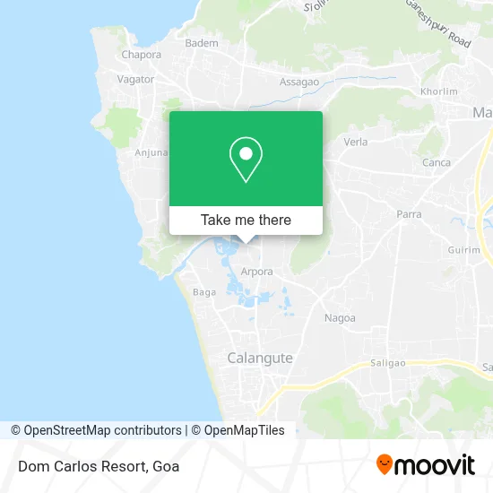 Dom Carlos Resort map