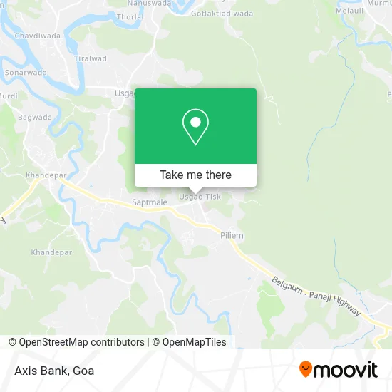Axis Bank map