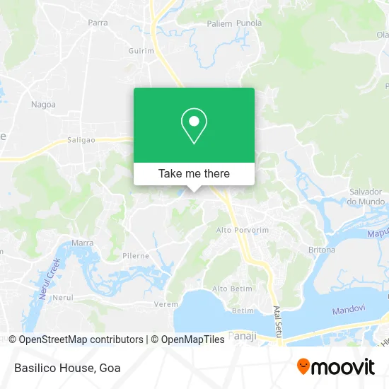 Basilico House map
