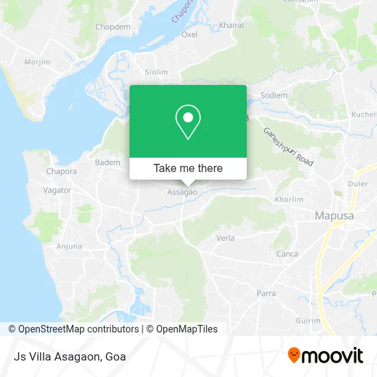 Js Villa Asagaon map
