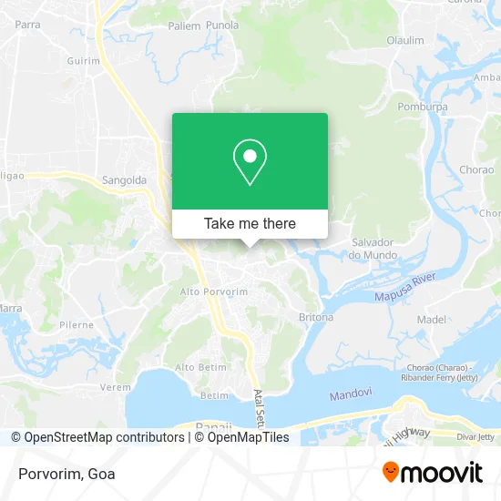 Porvorim map