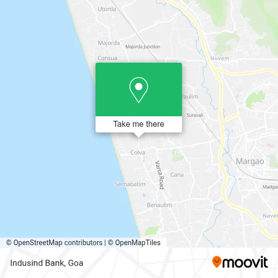 Indusind Bank map