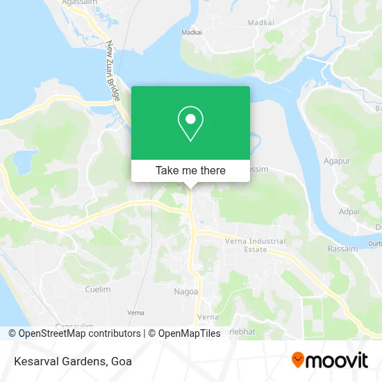 Kesarval Gardens map