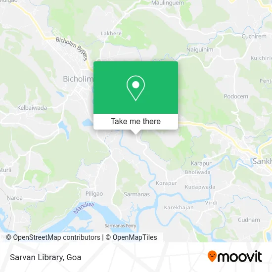 Sarvan Library map