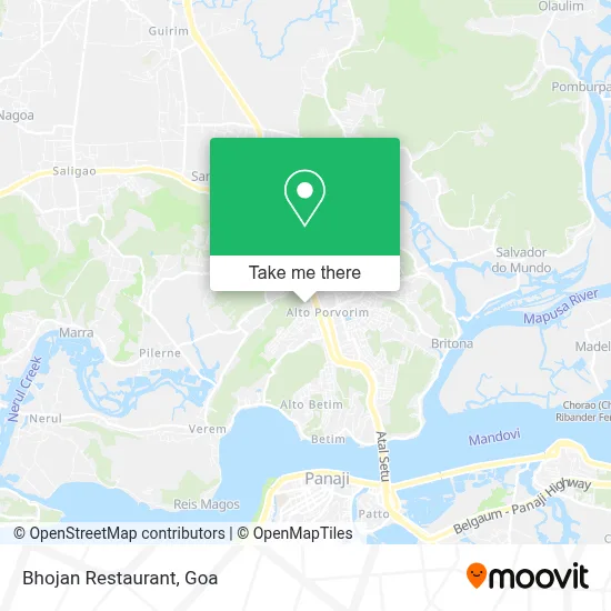 Bhojan Restaurant map