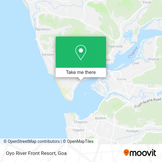 Oyo River Front Resort map