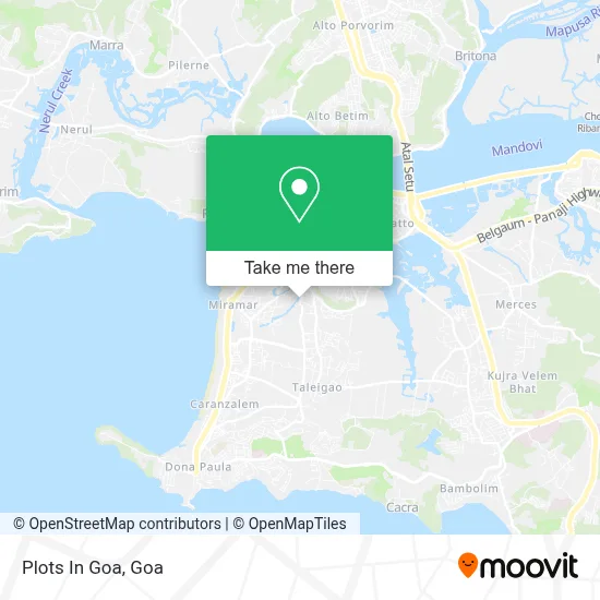 Plots In Goa map