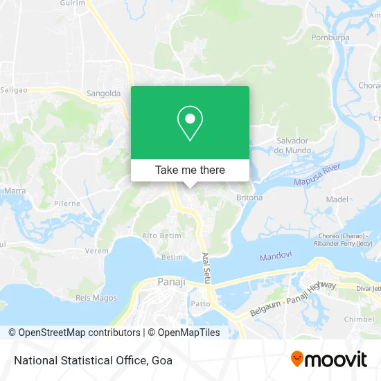 National Statistical Office map