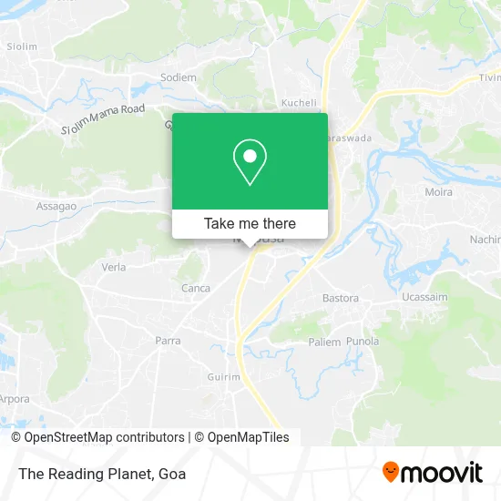 The Reading Planet map