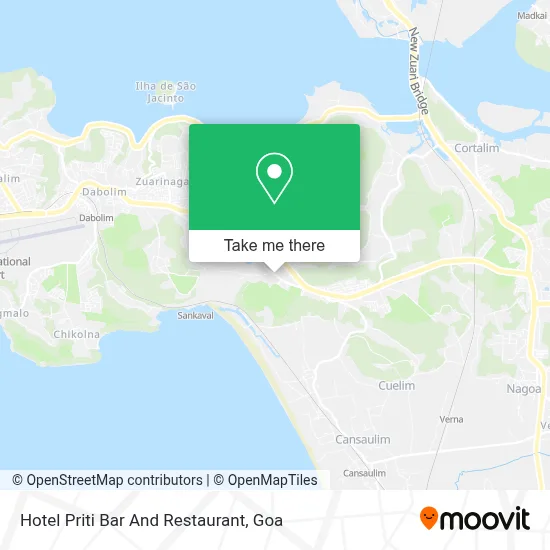 Hotel Priti Bar And Restaurant map