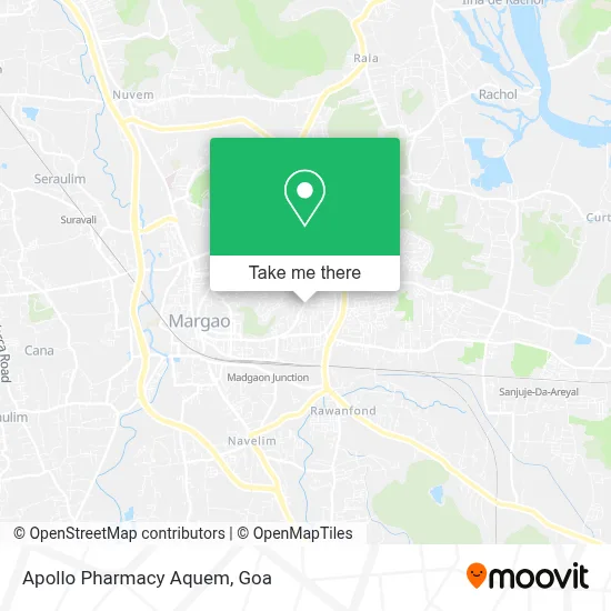 Apollo Pharmacy Aquem map