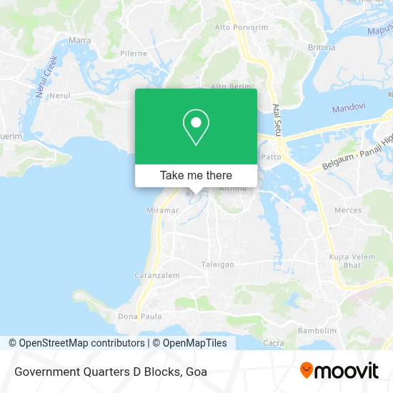 Government Quarters D Blocks map