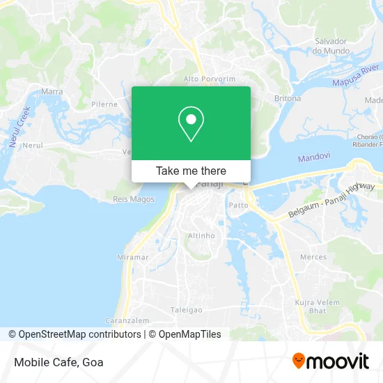 Mobile Cafe map