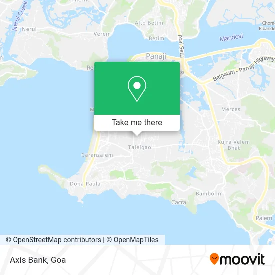 Axis Bank map