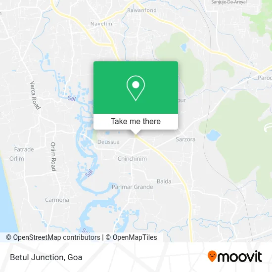 Betul Junction map