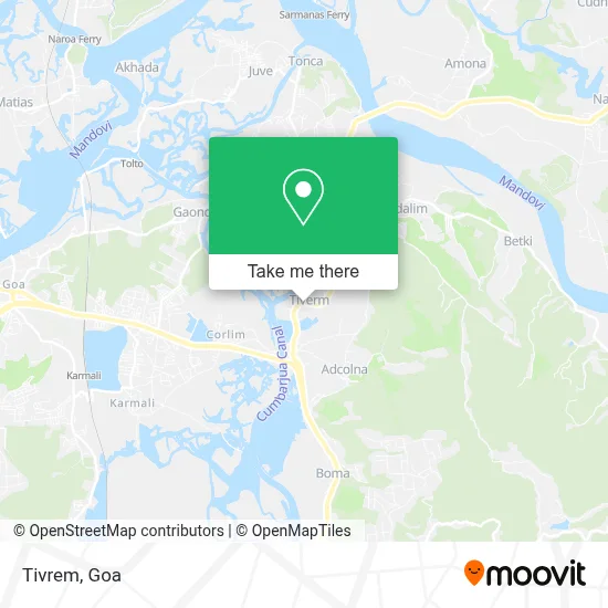 Tivrem map