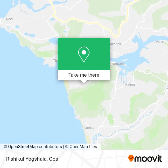 Rishikul Yogshala map