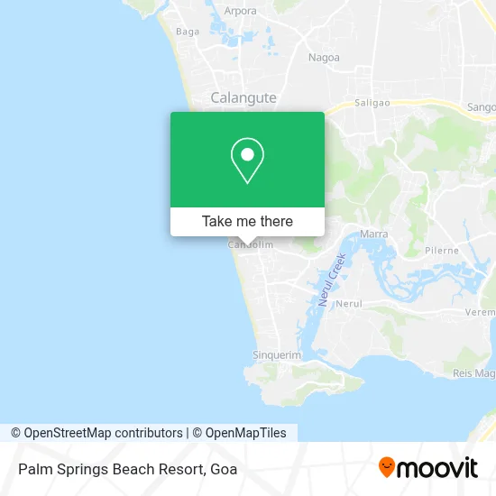 Palm Springs Beach Resort map