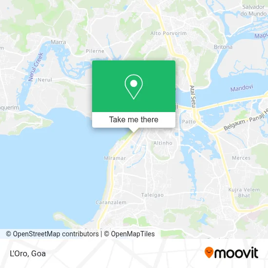 L'Oro map