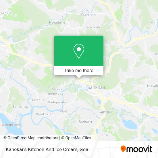 Kanekar's Kitchen And Ice Cream map