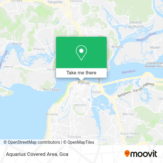 Aquarius Covered Area map