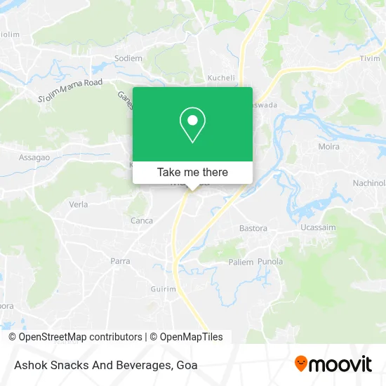 Ashok Snacks And Beverages map