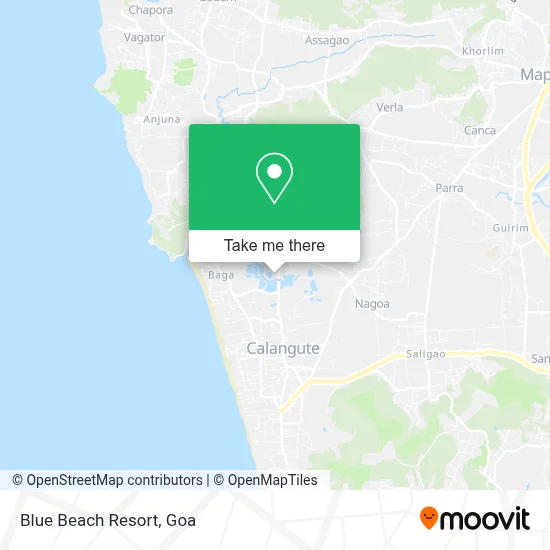 Blue Beach Resort map