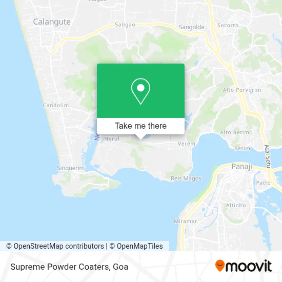 Supreme Powder Coaters map