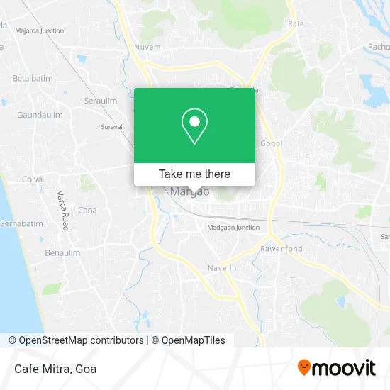 Cafe Mitra map