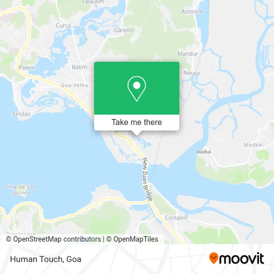 Human Touch map