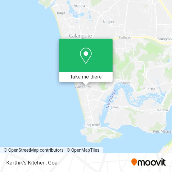 Karthik's Kitchen map