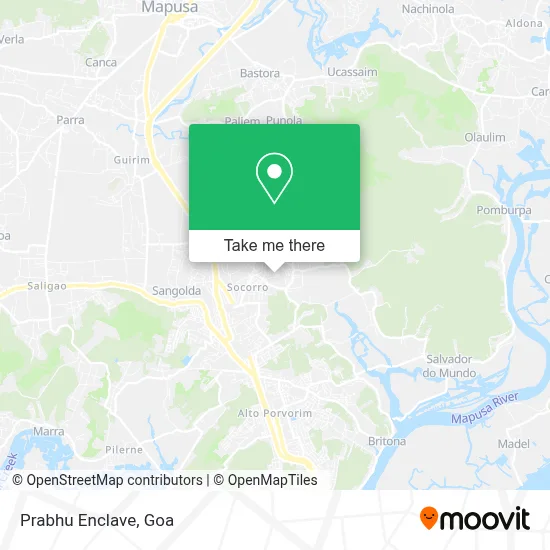 Prabhu Enclave map