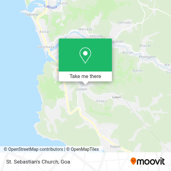 St. Sebastian's Church map