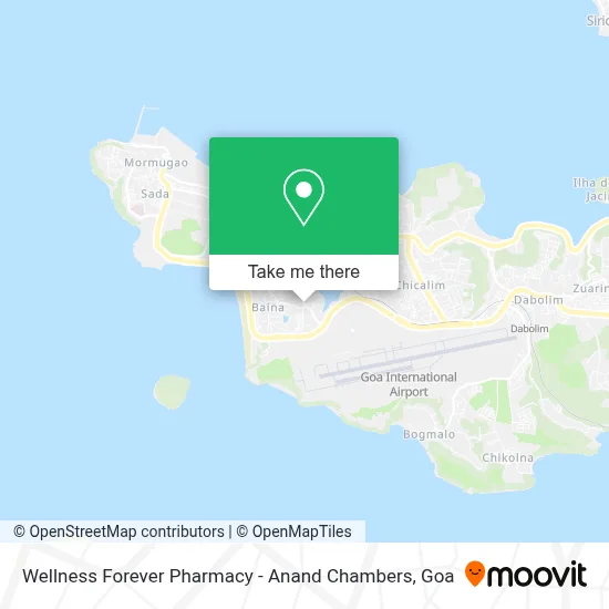 Wellness Forever Pharmacy - Anand Chambers map