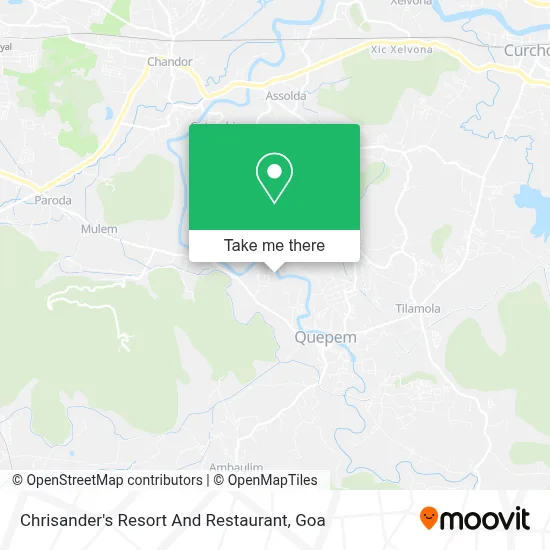 Chrisander's Resort And Restaurant map