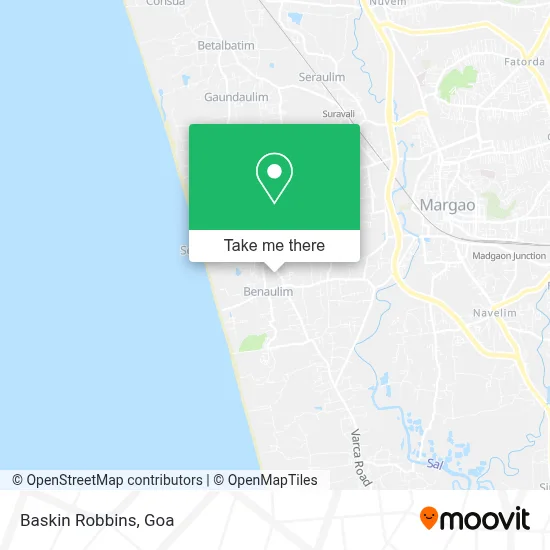 Baskin Robbins map