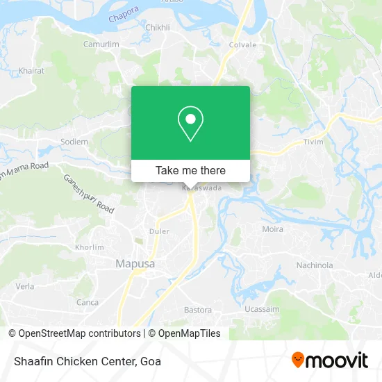 Shaafin Chicken Center map
