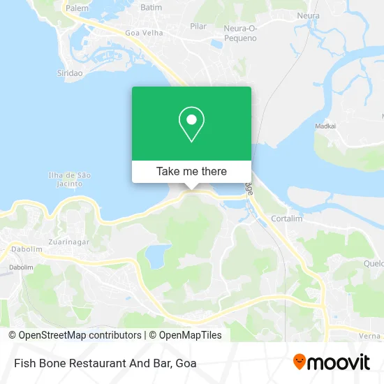 Fish Bone Restaurant And Bar map