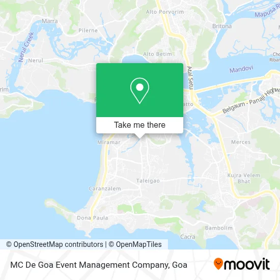 MC De Goa Event Management Company map