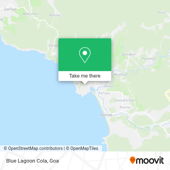 Blue Lagoon Cola map