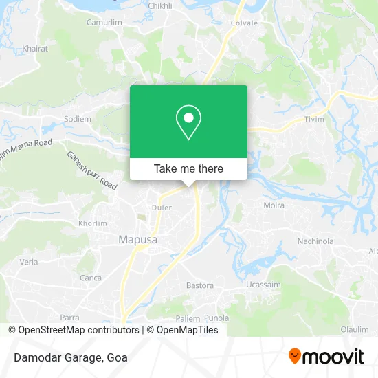 Damodar Garage map