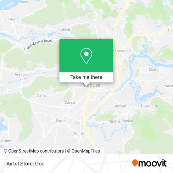 Airtel Store map