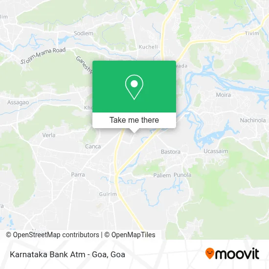 Karnataka Bank Atm - Goa map