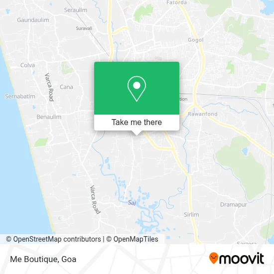 Me Boutique map
