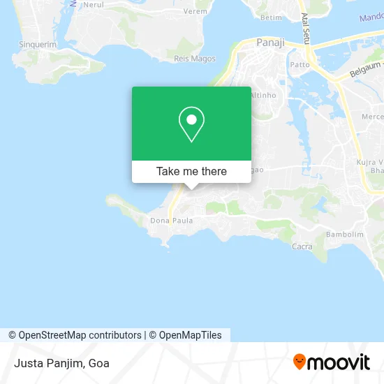 Justa Panjim map