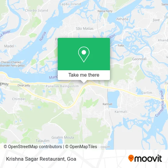 Krishna Sagar Restaurant map